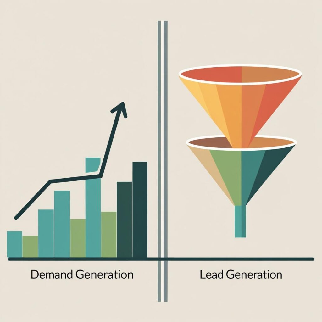 demand generation vs lead generation